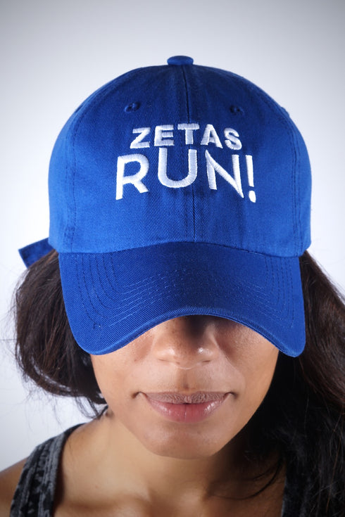 Zetas RUN polo dad cap, blue