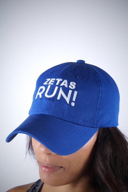 Zetas RUN polo dad cap, blue
