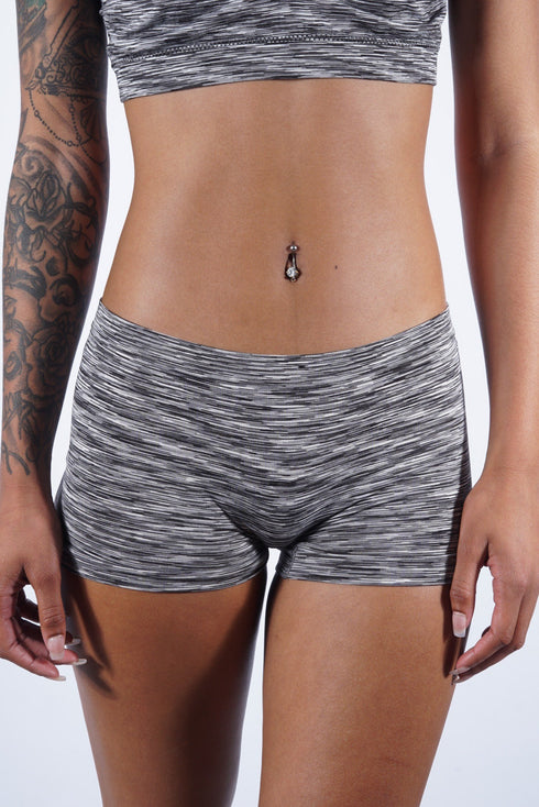 Day Dreamer jersey bra & knicker set, melange grey