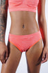Nighttime Lover jersey bra & knicker set, orange