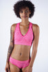 Nighttime Lover jersey bra & knicker set, pink