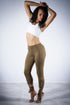 Total Eclipse dance capris, military green