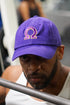 Ω polo dad cap, purple