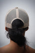 Soror sport trucker, cream/crimson