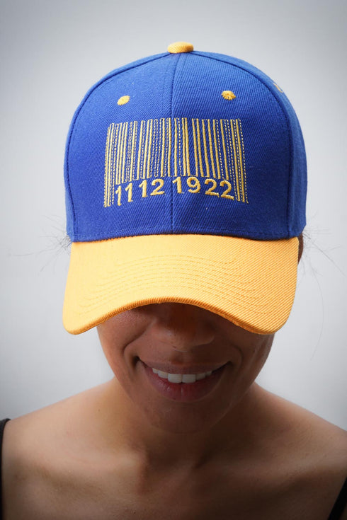 Made In 1922 cap, blue/gold
