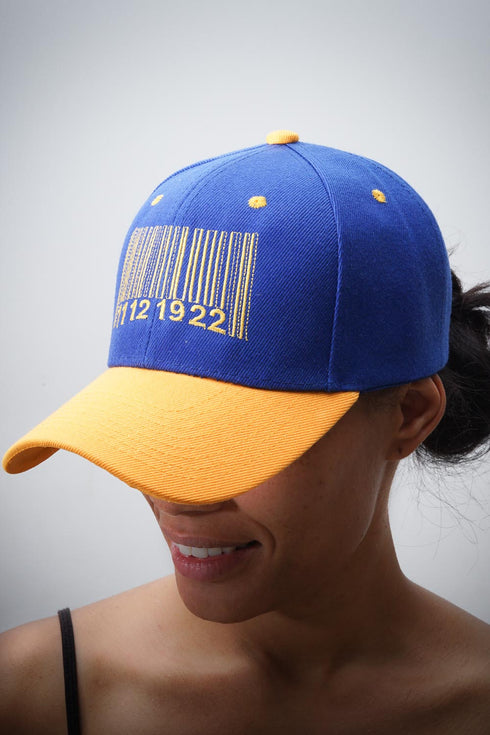 Made In 1922 cap, blue/gold