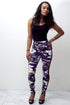 Battle Buddy fit jeans, purple Camouflage