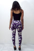 Battle Buddy fit jeans, purple Camouflage