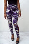 Battle Buddy fit jeans, purple Camouflage