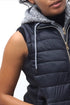 Free & Clear bomber vest, black