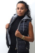 Free & Clear bomber vest, black