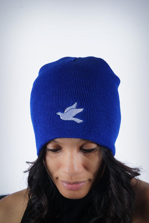 Forever Finer skullie beanie, blue