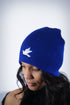 Forever Finer skullie beanie, blue