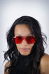 Atlanta sunglasses, red