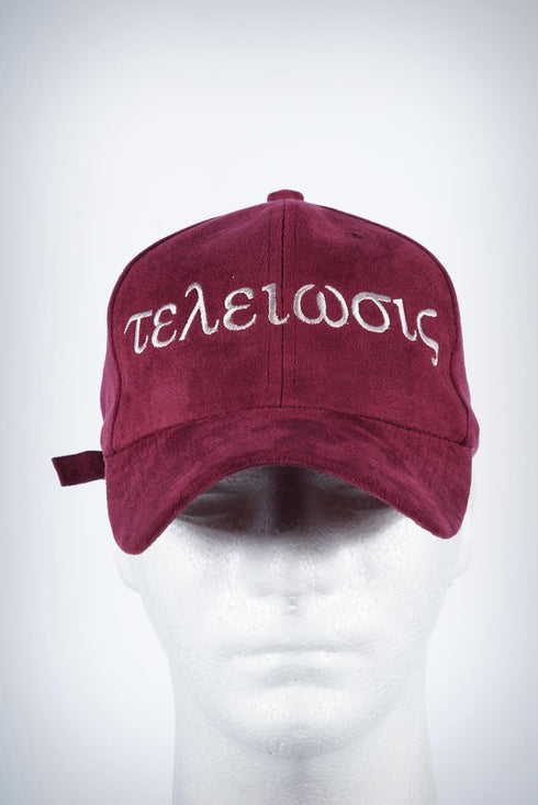 Nupes Only τελείωσις sport cap, krimson suede