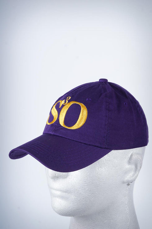 Set Some Sh*t Owt polo dad cap, purple