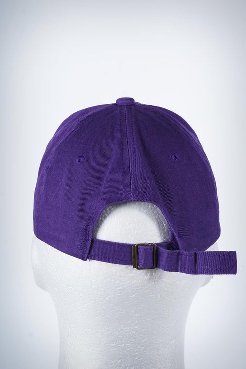 Set Some Sh*t Owt polo dad cap, purple