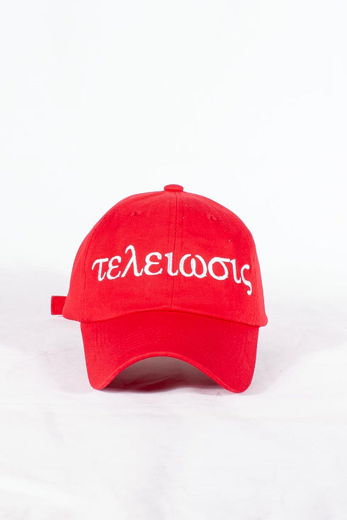 Nupes Only τελείωσις polo dad cap, red