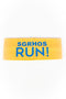 SGRHOs RUN bondYband Headband extra-wide, gold/blue