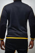 Run The Yard track jacket, black/gold