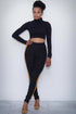 Lady Assassin skinnies, gold