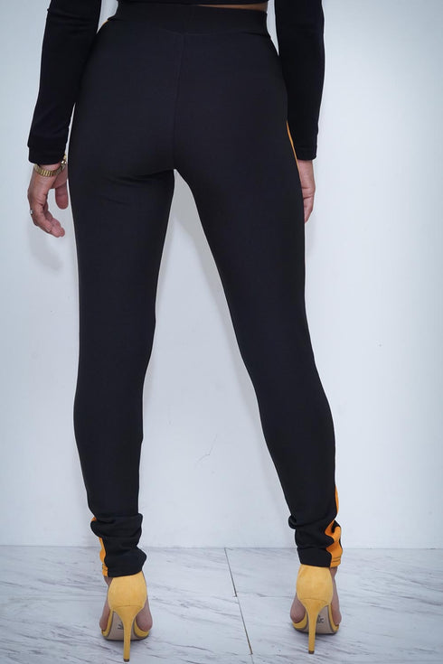 Lady Assassin skinnies, gold