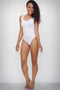 Fresh Out bodysuit, white