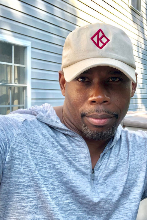 Diamond-K Klassic polo dad cap, kream