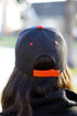 Uplifting cap, black/red