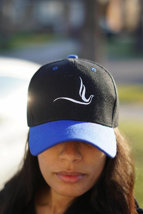 Peace Dove cap, black/blue