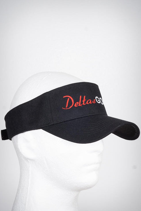 Deltas Golf visor, black