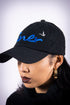 Finer polo dad cap, black