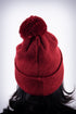 High Goals pom-pom beanie, crimson