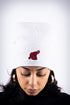 High Goals skullie beanie, white