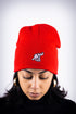 High Goals skullie beanie, red