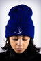 Peace Dove beanie, blue rock