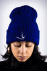 Peace Dove beanie, blue rock