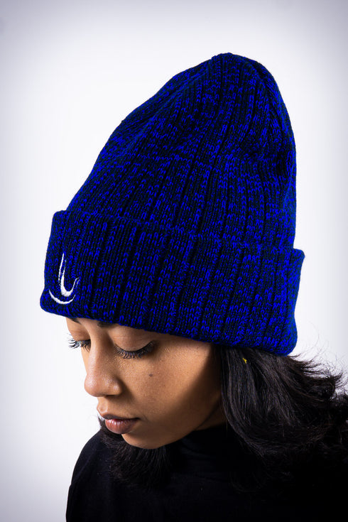 Peace Dove beanie, blue rock