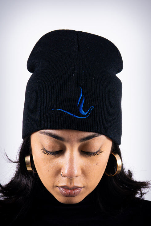 Peace Dove skullie beanie, black