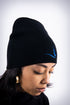 Peace Dove skullie beanie, black
