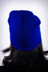 Z for Zeta skullie beanie, blue