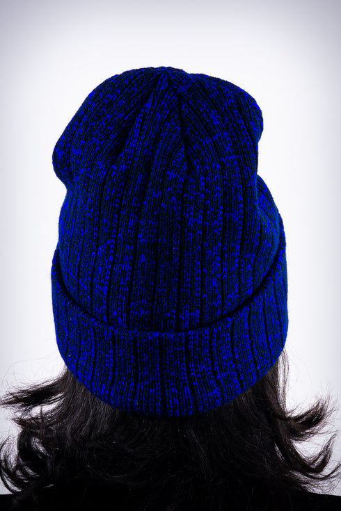 Z for Zeta beanie, blue rock