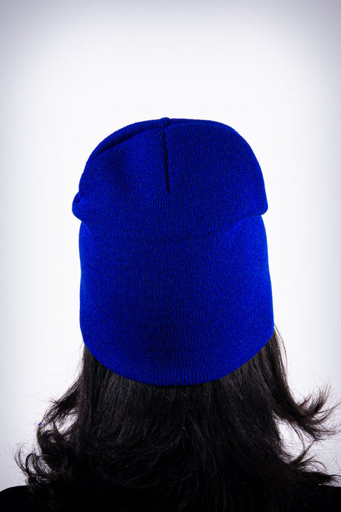 Poodles got Heart skullie beanie, blue