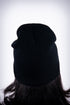 Poodles got Heart skullie beanie, black/gold