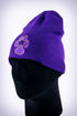 Dawg Pound skullie beanie, purple