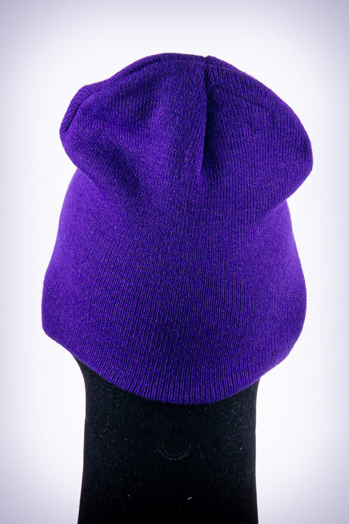 Dawg Pound skullie beanie, purple