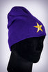 Star Dawg skullie beanie, purple