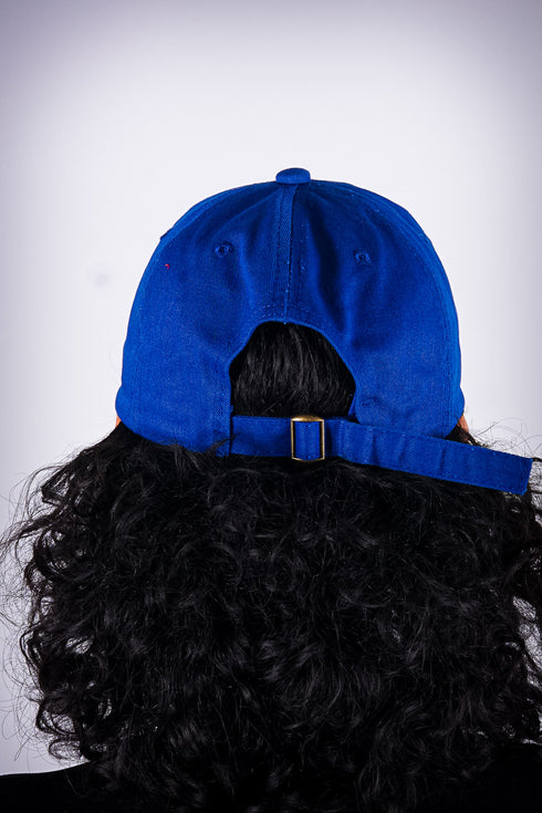 Poodles got Heart polo dad cap, blue