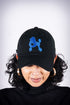 Poodles got Heart polo dad cap, black/blue