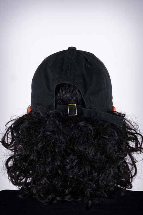 Poodles got Heart polo dad cap, black/blue